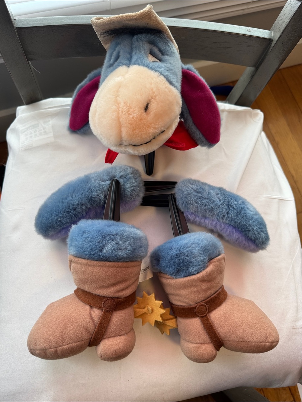 Disney Plush Eeyore Dress a Pumpkin pieces